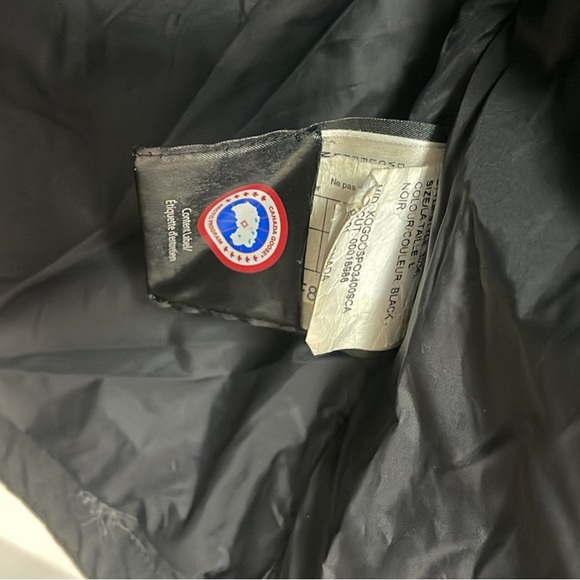 Prw Loved Authentic CANADA GOOSE parka Black Large - Picture 8 of 11
